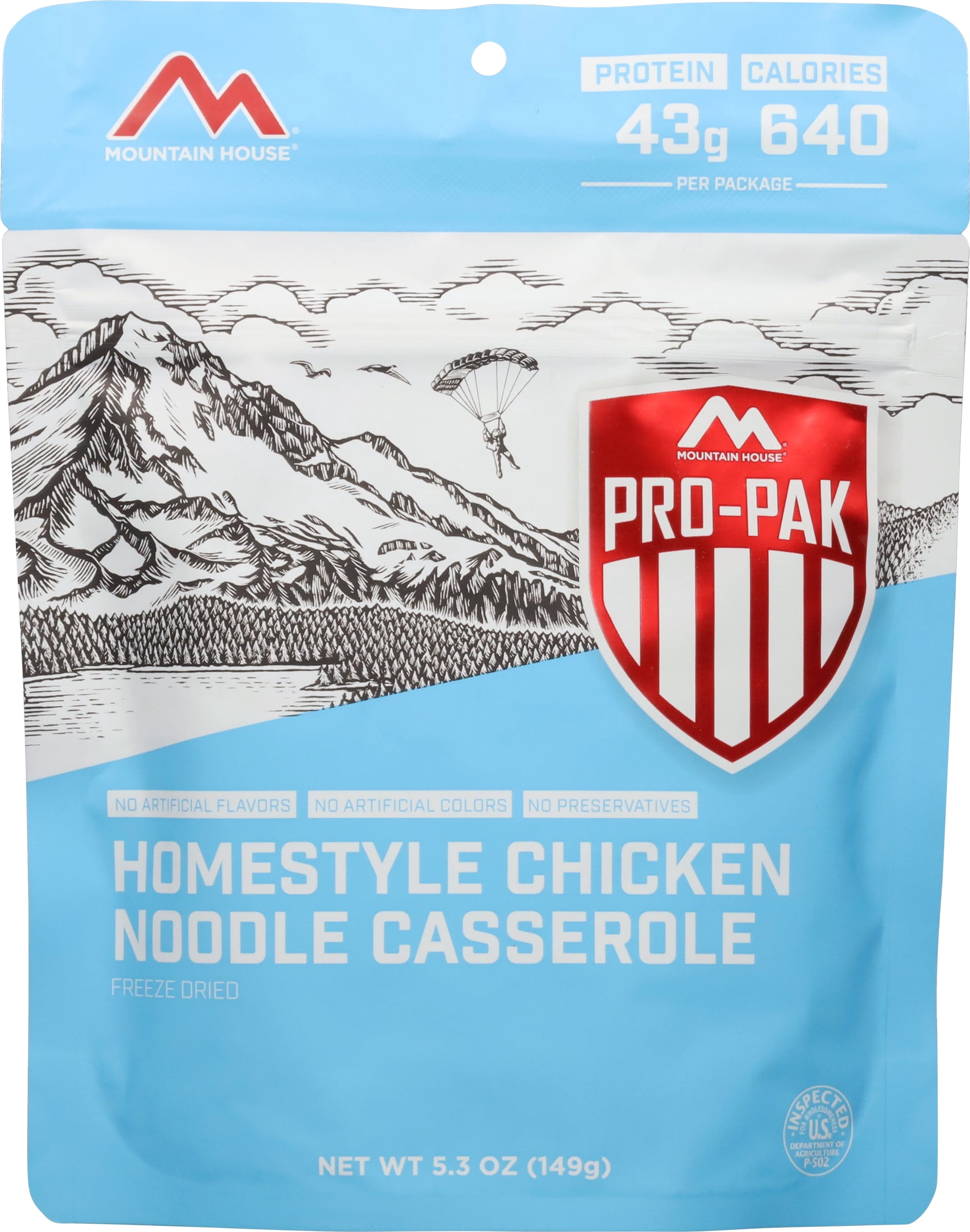 Mountain House 290005 5.3 Homestyle Chicken Noodle Casserole