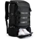 thumbnail image 4 of Mochila de viaje para ordenador portátil para hombre, mochilas extragrandes con compartimento para zapatos, mochila de viaje para negocios, mochila para senderismo, color negro oso de fresa Electrónica, 4 of 5