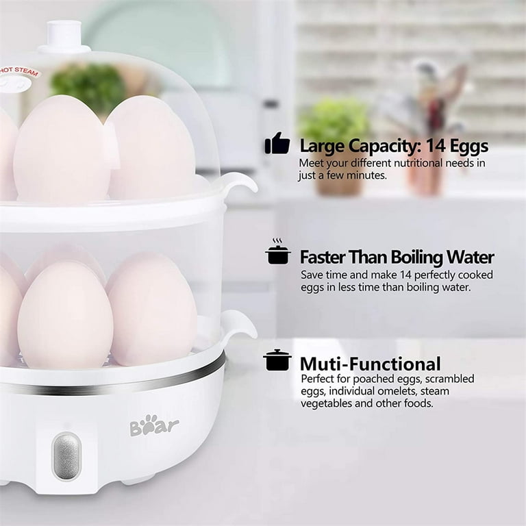 Mymini Premium 7-Egg Electric Cooker Eggs Boiler One -Touch Cooking, Teal