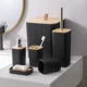 thumbnail image 1 of Xiao Hua Juego de accesorios de baño - Juego de baño, juego de accesorios de baño de 6 piezas - Negro, 1 of 3