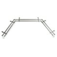 thumbnail image 2 of Jeshan 13/16" Double Bay Window curtain rod Adjustable 20"-36", 38"-72" - Satin Nickel,(ABay-57-5D), 2 of 4