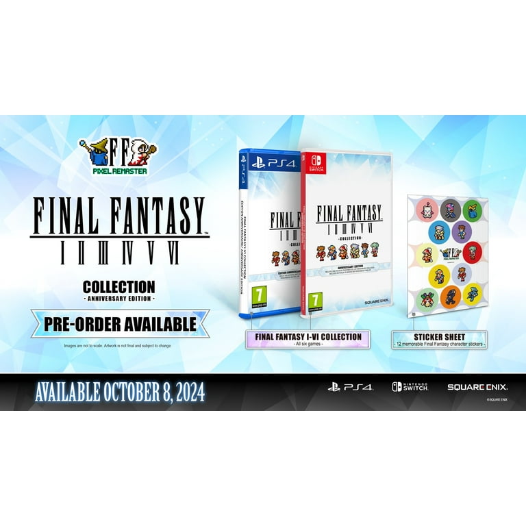Final Fantasy I-VI Pixel Remaster Collection - Anniversary Edition