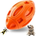 thumbnail image 1 of Juguetes duraderos para perros con chirridos para masticadores agresivos, casi indestructibles, juguetes interactivos para chirridos de perros, juguetes resistentes para masticar perros, pelota para razas medianas y grandes, juguetes de goma natural para mascotas, color rojo BANYUO Electrónica, 1 of 7