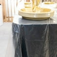 thumbnail image 4 of VeZee's Kitchen Selection Disposable Clear Heavy Weight Table Covers or Cover Protector: Pre Cut for use on Shabbos, Great for All Occasions (60" X 54"-28Count/Pack)-280CT, 4 of 6