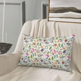 thumbnail image 5 of Zufioo Rabbit And Butterfly Print Double-sided Plush Pillow Cover,Decorative Pillow Protector without Pillow Core, Suitable for Sofa, Bedroom, Car-14"x20", 5 of 6