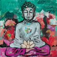 thumbnail image 3 of Day, Kellie 20x20 Black Modern Framed Museum Art Print Titled - Bold Buddha, 3 of 5