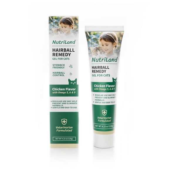 Hairball Remedy Gel for Cats, Enhanced Salmon Flavor Paste with Hairball Relief Formula Suitable for Cats and Kittens