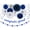 Congrate Grad Navy Blue Silver, variant on Navy-blue Silver Party-Decorations Graduation Banner-Streamers - 18pcs Kits 2026 Congrate Grad Garland,Congratulations Paper Tissue Pom Poms Fan,Honeycomb Lanterns Decor