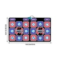 thumbnail image 3 of IROINID Tapis de Danse Double Ordinateur Télé Double Usage 3D Danse Éblouissante Somatosensoriel Perte de Poids Course Jeu Machine de Danse, 3 of 9