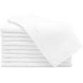 thumbnail image 1 of 10 guest towels - small soft towel 30x50 cm - washable at 95C - cotton - white - hotel quality - Oeko Tex certified, 1 of 5