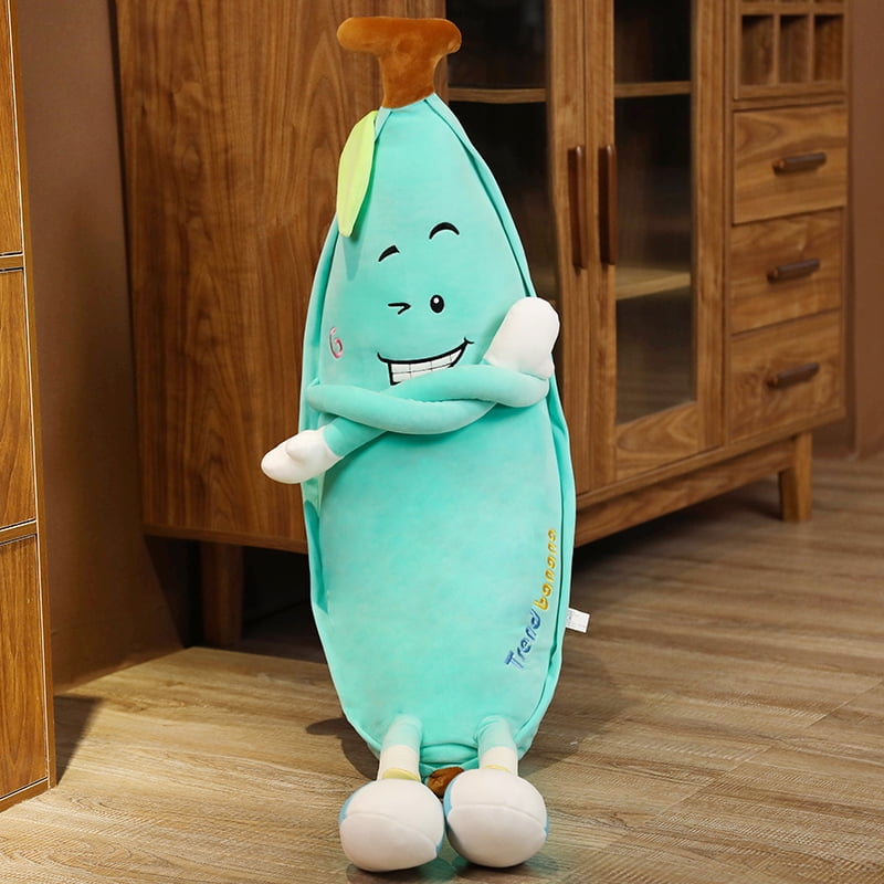 Peluche Geante Jaune Bleue Banane Personnes Jouet Banana Man Poupees Cadeau d Anniversaire pour Enfant Bebe