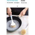 thumbnail image 2 of Eco-friendly Kitchen Dish Brush Duo, Bamboo Handle Ergonomic Design With Recycled Plastic Bristles For A Sustainable Clean, 2 of 7