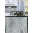 thumbnail image 3 of Luxury Fabric Shower Curtain: Shimmering Textured Jacquard Cloth, 3 of 3