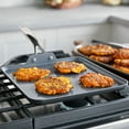 thumbnail image 4 of GreenPan Valencia Pro Healthy Ceramic Nonstick 11-Inch Square Griddle, 4 of 7