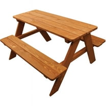 Homeware Kids Wooden Picnic Table Brown