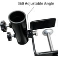 thumbnail image 5 of AMMSUN Heavy Duty Patio Umbrella Clamp Steel Holder for Square Balcony Rail Fence Outdoor Use,Black, 5 of 7