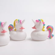 4 - Unicorn Duck Party Favors, Way to Celebrate, Plastic, 4-Pieces