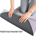 thumbnail image 3 of Pioneer Flower Floral Print Pattern Hot Yoga Mat Towel Non Slip for Hot Yoga - Quick-Drying Yoga Mat Cover with 4 Corner Pockets with Travel Bag - Hot Yoga Towel Non Slip 70"x26", 3 of 6