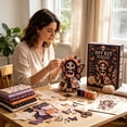 thumbnail image 4 of DIY Butterfly Soul Patchwork Doll Sewing Kit, Sugar Skull Fairy Fabric Doll Making Supplies, Complete Embroidery Craft Set for Adults Beginners, Day of The Dead Handmade Decor Gift 20cm, 4 of 4