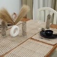 thumbnail image 4 of FABDIVINE- 16X90, Luxury table runner, Kitchen table runner, Tarangini, Brown, 4 of 4