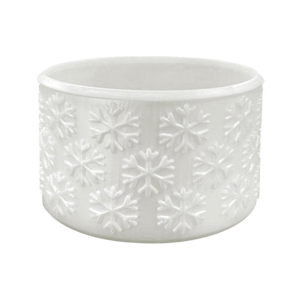 EZLIFE Funda para vaso de silicona con textura de copo de nieve, funda antideslizante exclusiva para botella