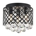 thumbnail image 3 of Living District LD5010F10MB Tully 3 Light Matte Black Flush Mount, 3 of 4