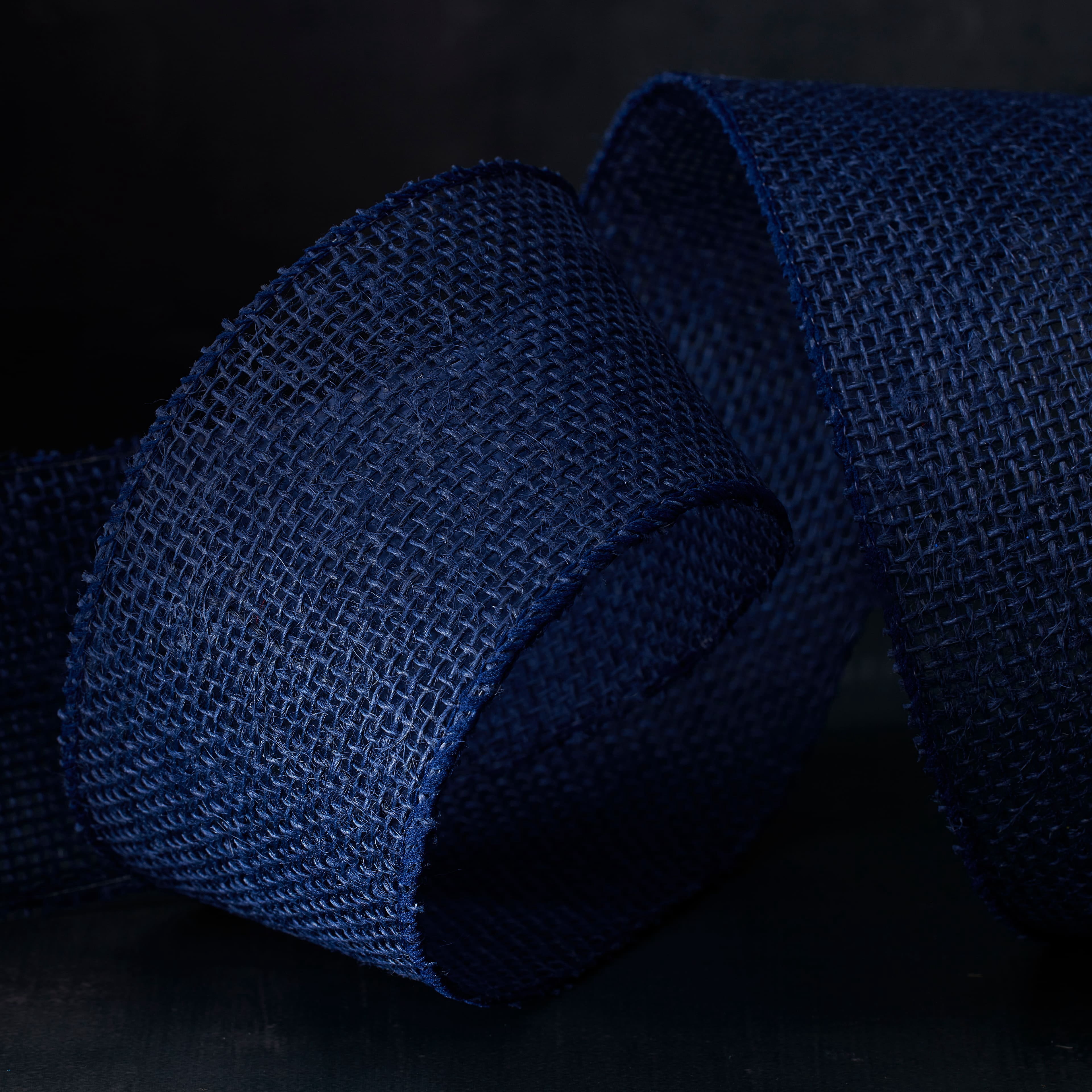 12 Pack: 2.5" x 25ft. Faux Linen Wired Ribbon by Celebrate It