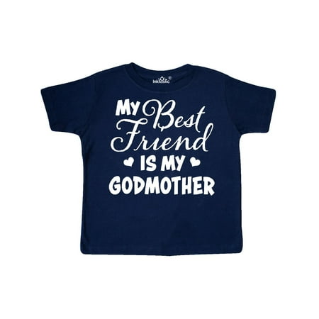 

Inktastic My Best Friend is My Godmother with Hearts Gift Toddler Boy or Toddler Girl T-Shirt
