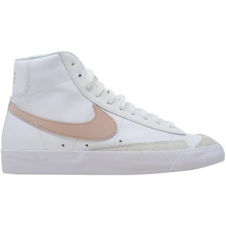 Nike Blazer Mid '77 Women's Casual & Dress Shoes, White/Pink Oxford-Black, W 9