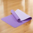 thumbnail image 1 of Anti-Slip Sport Fitness Mat la columna vertebral ancha sin deslizamiento piso sólido yoga 183x61x0.6cm Equipo acondicionamiento físico confort para el, 1 of 9