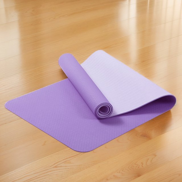 Anti-Slip Sport Fitness Mat la columna vertebral ancha sin deslizamiento piso sólido yoga 183x61x0.6cm Equipo acondicionamiento físico confort para el