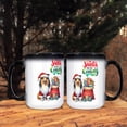 thumbnail image 3 of Santa is Coming Collie Merry Christmas Xmas Noel Truck Tree Heat Color Changing Mug Collie Dog Lover Gifts Idea Magic Coffee Mug - 02023, 3 of 4
