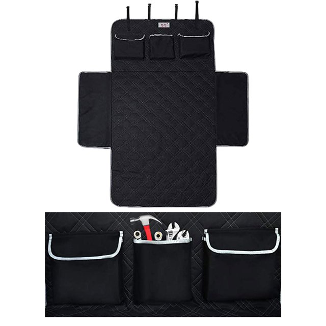 Cubierta del asiento para mascotas Salvador impermeable Durable Antideslizante con bolsillos de almacenamiento