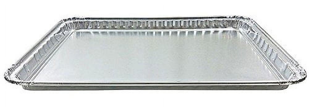 16" x 11" Oblong Cookie Sheet Disposable Aluminum Foil Baking Pan Trays (Pack of 20)
