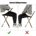 thumbnail image 4 of Foldable Walking Stick with seat, Aluminum Lightweight 3 Legs Soft Non Slippery Rubber Support, Light Weight, 4 of 6