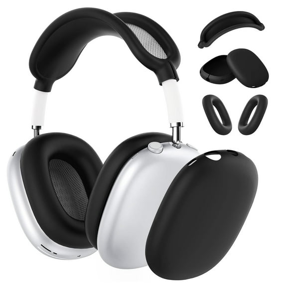 MMOBIEL Silicone Case Set for AirPods Max 3-in-1 Black