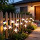 thumbnail image 5 of Luces solares para jardín con estaca | Luces LED artificiales para exteriores, ideales para patios, jardines y caminos | Decoración solar impermeable para césped, 5 of 9
