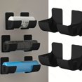thumbnail image 3 of 4-Pack Punch-Free Storage Racks, Plastic Holder for Kitchen Wrap, Trash Bags, Cabinet Organizer, Refrigerator Side, Sink Caddy, Pot Lid Holder, Uncharged, 3 of 5