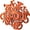 Orange, variant on 72 Pieces Iron on Letters and Numbers Patches, Red Letter Patches Alphabet Embroidered Patch A-Z, Numbers 0-9 Applique for Clothes, Dress, Hat, Socks, Jeans, DIY Accessories,Blue,Pack of Letters