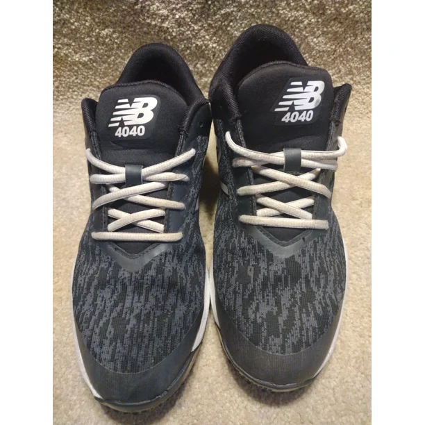 New Balance Mens 4040 Revlite T4040BK5 Black White Running Shoes Sneakers Size 8