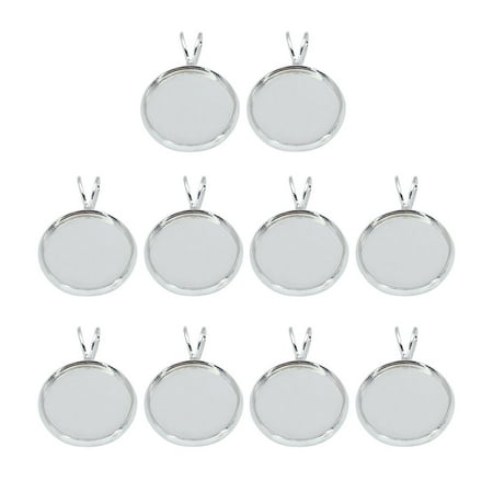 

Pendant Tray Jewelry Bezel Making Blanks Base Setting Necklace Stainless Steel Trays Blank