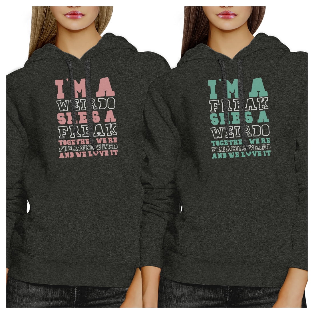 his crazy her weirdo hoodies