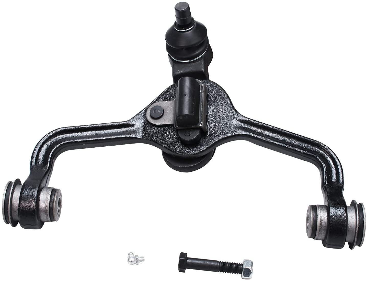 Detroit Axle - Front Upper Control Arms w/Ball Joints for 1995-2002 Ford Crown Victoria Lincoln Town Car Grand Marquis, 2 Front Upper Control Arms Replacement, w/o Handling Package