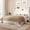 White, variant on Amolife King Size Bed Frame, Platform Bed with RGB LED Lights & Charging Station, Velvet Wingback Headboard, Easy Assembly, No Box Spring Needed, Black