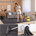 thumbnail image 5 of 2x4 Area Rugs For Living Room  Soft Modern Memory Foam Bedroom Rug Washable Indoor Low Pile Minimalist Non Slip Carpet Dorm Home Decor Dark Grey, 5 of 7