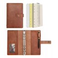 thumbnail image 1 of Elegante Agenda Espiral Para Hombre A6 Piel Cafe Recargable, 1 of 7