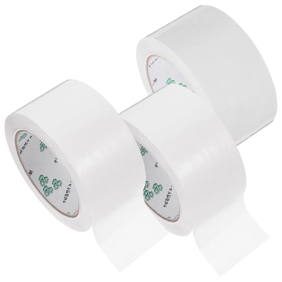 FONDOTIN 3 Rolls Duct Tape Sealing Tape Duct White Waterproof Outdoor Use Pressure Sensitive