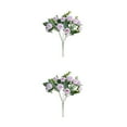 thumbnail image 1 of Ramo de flores artificiales Ounissouiy rosas de eucalipto para interiores y exteriores, 1 of 6