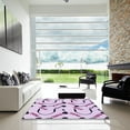 thumbnail image 6 of Ahgly Company Indoor Rectangle Patterned MediumOrchid Purple Area Rugs, 2' x 3', 6 of 6
