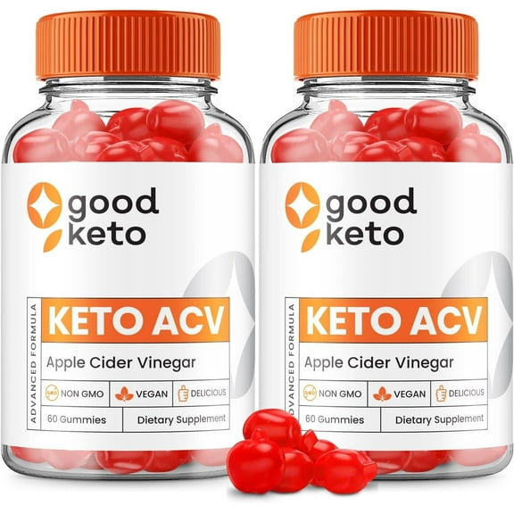 2 Pack Good Keto ACV Gummies - Official - Keto Good ACV Advanced Formula Plus Apple Cider Vinegar Dietary Supplement B12 Beet Root Juice Men Women 120 Gummies
